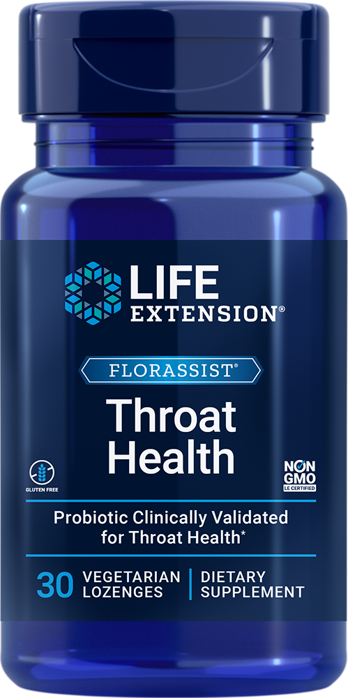 FLORASSIST® Throat Health, 30 vegetarian lozenges - HENDRIKS SCIENTIFIC
