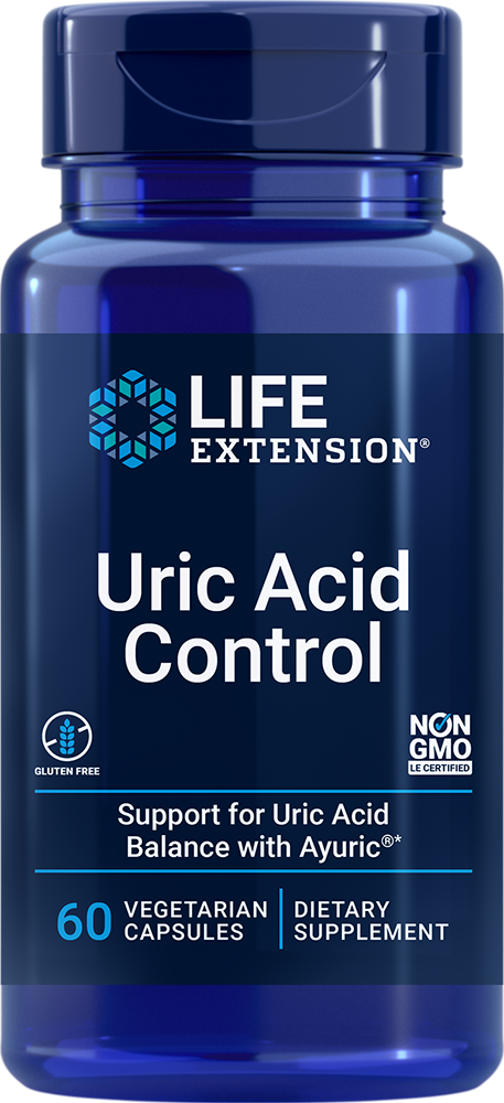 Uric Acid Control, 60 vegetarian capsules - HENDRIKS SCIENTIFIC