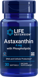 Astaxanthin with Phospholipids, 4 mg, 30 softgels - HENDRIKS SCIENTIFIC