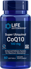 Load image into Gallery viewer, Super Ubiquinol CoQ10, 100 mg, 60 softgels - HENDRIKS SCIENTIFIC
