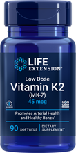 Load image into Gallery viewer, Low Dose Vitamin K2, 45 mcg, 90 softgels - HENDRIKS SCIENTIFIC
