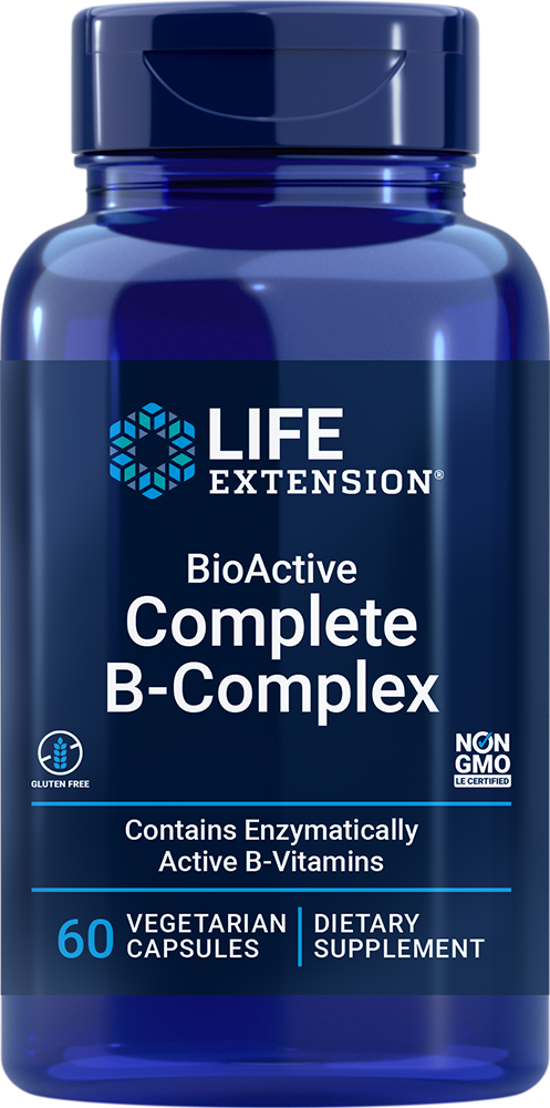 BioActive Complete B-Complex, 60 vegetarian capsules - HENDRIKS SCIENTIFIC