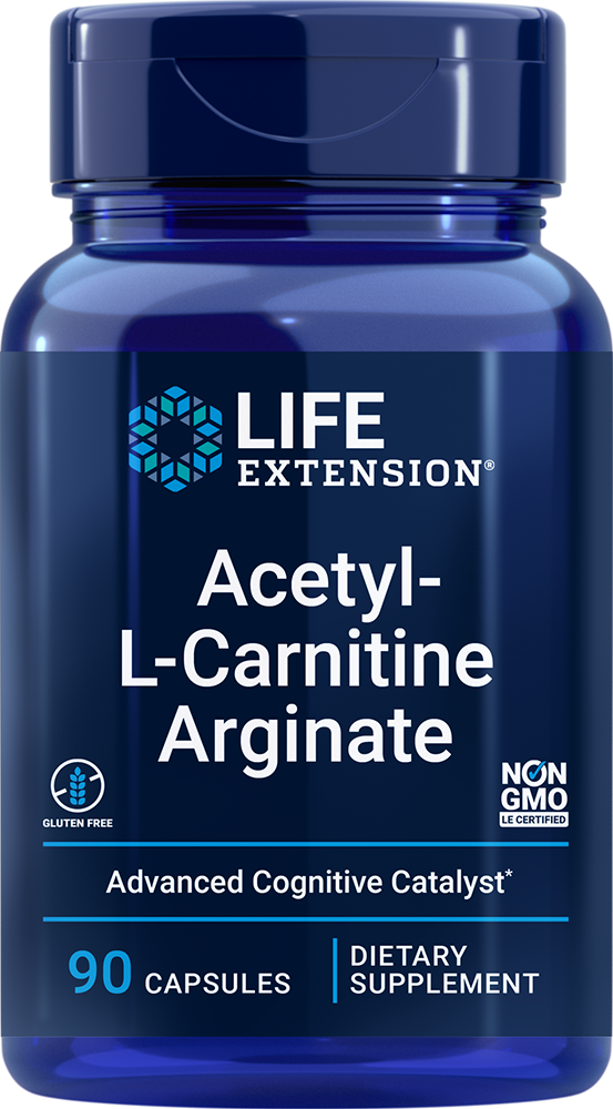 Acetyl-L-Carnitine Arginate, 90 vegetarian capsules - HENDRIKS SCIENTIFIC