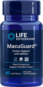 MacuGuard® Ocular Support with Saffron, 60 softgels - HENDRIKS SCIENTIFIC