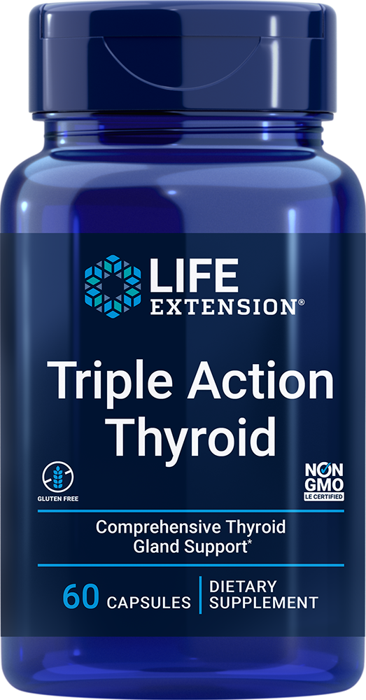 Triple Action Thyroid, 60 capsules - HENDRIKS SCIENTIFIC