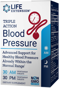 Triple Action Blood Pressure, 60 vegetarian tablets - HENDRIKS SCIENTIFIC
