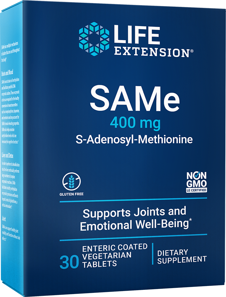 SAMe, 400 mg, 30 enteric-coated vegetarian tablet - HENDRIKS SCIENTIFIC