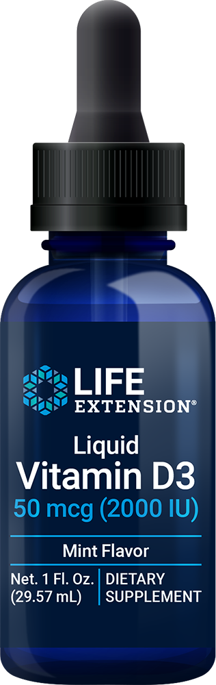 Liquid Vitamin D3 (Mint), 50 mcg (2000 IU), 29.57 ml - HENDRIKS SCIENTIFIC