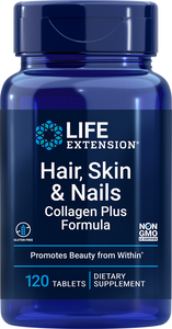 Hair, Skin & Nails Collagen Plus Formula - 120 tablets - HENDRIKS SCIENTIFIC